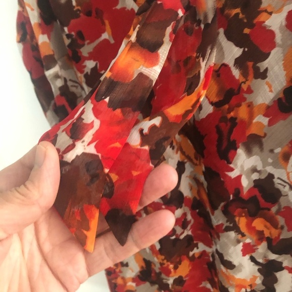 Jessica Midi Floral Deep V Neck Sleeveless Slip on Dress Size 8 - Picture 12 of 13